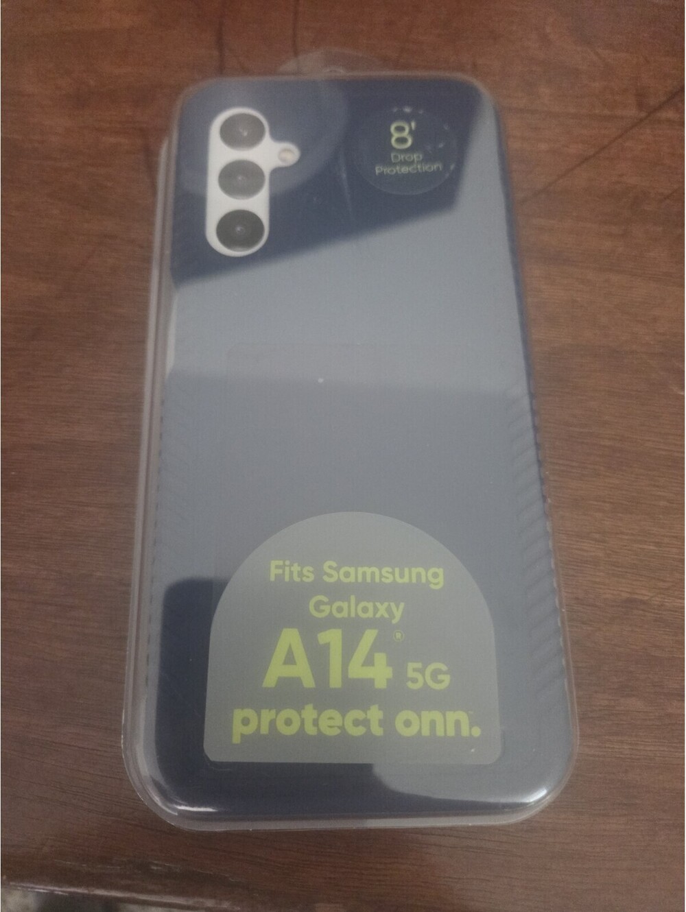 onn. Protective Grip Phone Case for Samsung Galaxy A14 5G, Blue
